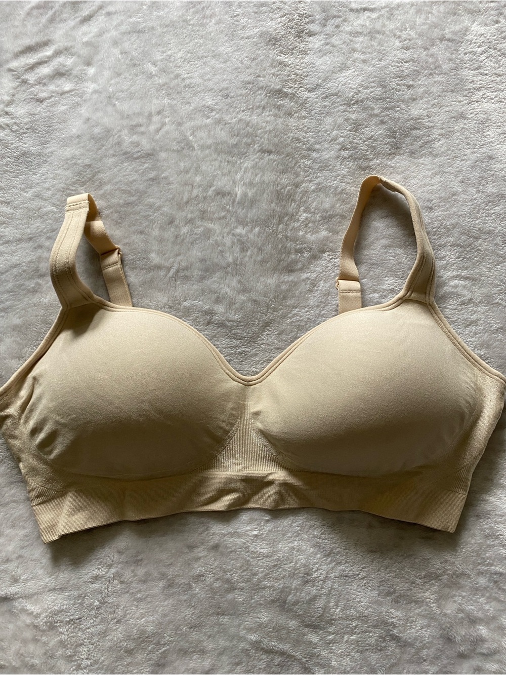 Shapermint Sweetheart Wireless Contour Bra Chai Size L